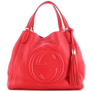 Gucci Soho Shoulder Bag Leather Medium #203884G12B